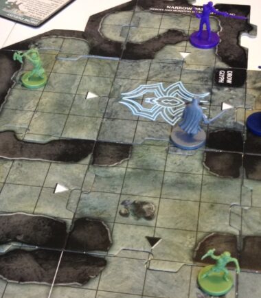 Legend of Drizzt Board Game Review cavern tiles